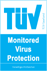 TUV Monitored Virus Protection certification